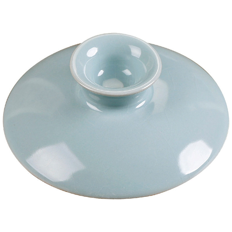 Tea set accessories, bowl and lid, sold separately with lid, Ru kiln Sancai bowl, teacup, single lid, ceramic size