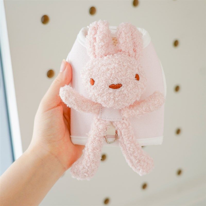 玩偶兔宠物牵引绳狗狗牵引猫咪胸背带猫绳子外出魔术贴可爱背心式,淘宝优惠券,粉丝福利购,淘宝优惠卷