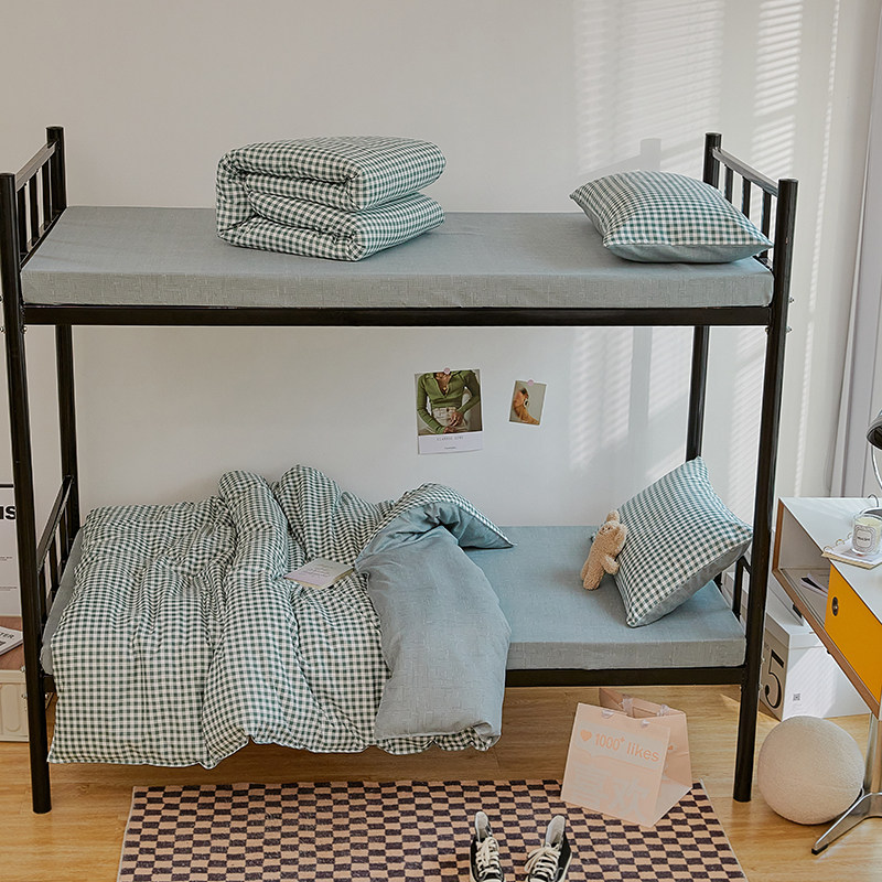 学生宿舍床上三件套人床上下铺被套床用品水洗棉少女生床品,淘宝优惠券,粉丝福利购,淘宝优惠卷