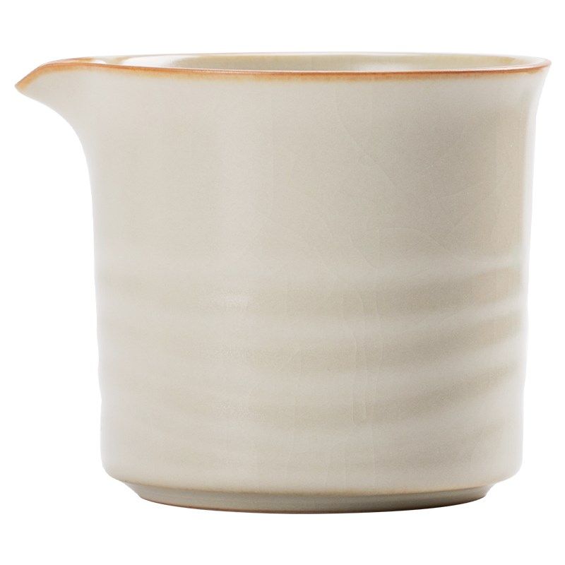 米黄汝窑公道杯茶海分茶器单个家用陶瓷泡茶公杯小号匀茶茶道配件,淘宝优惠券,粉丝福利购,淘宝优惠卷