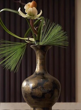 邸高DECO室内阳台茶空间茶室软装饰宋代美学家具摆件茶桌造景布置