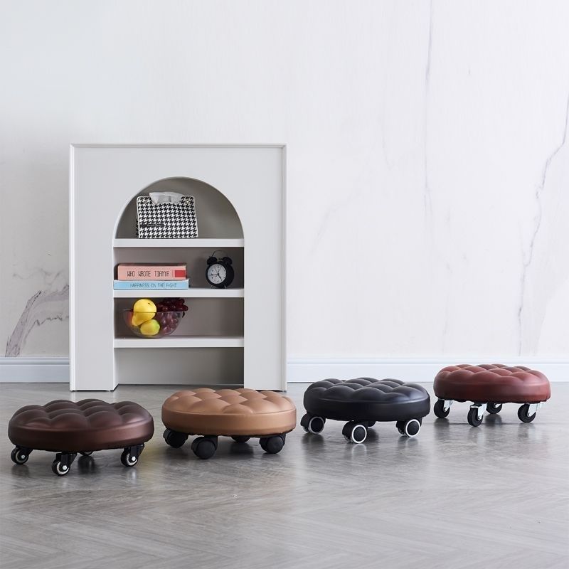 拆快递小凳子家用带轮擦地小椅子滑轮美缝凳矮凳旋转美甲修脚圆凳,淘宝优惠券,粉丝福利购,淘宝优惠卷