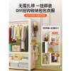 Shelves, wardrobes, steel hangers for rental houses, home perforated board angle steel wardrobes, multi-layer storage racks, storage racks