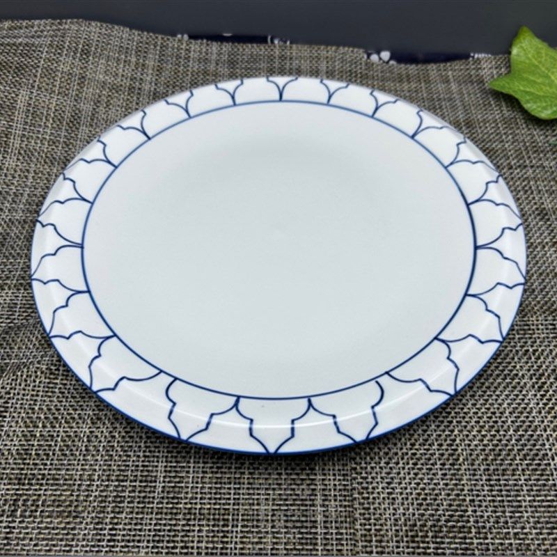 牛排陶瓷圆形西餐盘子菜盘家用碟子酒店浅盘菜碟商用炒菜盘大圆盘,淘宝优惠券,粉丝福利购,淘宝优惠卷