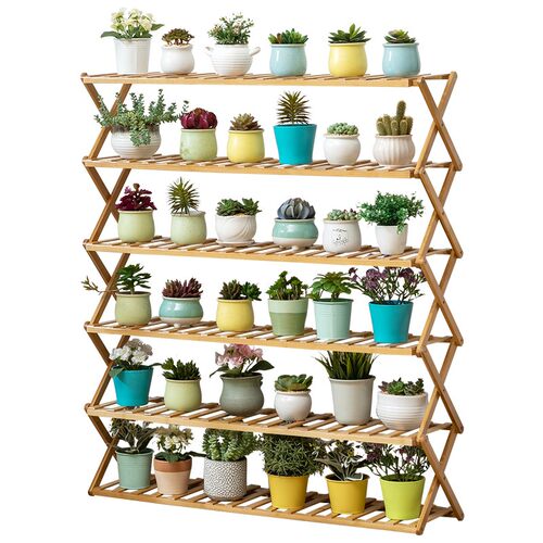 木马人花架子置物室内非实木多层阳台布置落地式客厅多肉铁艺绿萝 - 图2