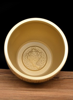 黄铜大号铜缸百福缸聚宝盆摆件开业乔迁礼品家居办公室桌面装饰品