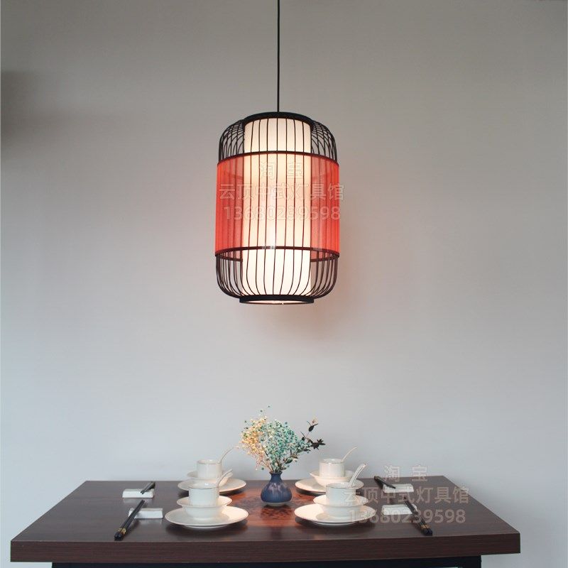 2024新款创意古典火锅店圆卡商用灯笼竹艺鸟笼餐桌餐饮吊灯设计师,淘宝优惠券,粉丝福利购,淘宝优惠卷