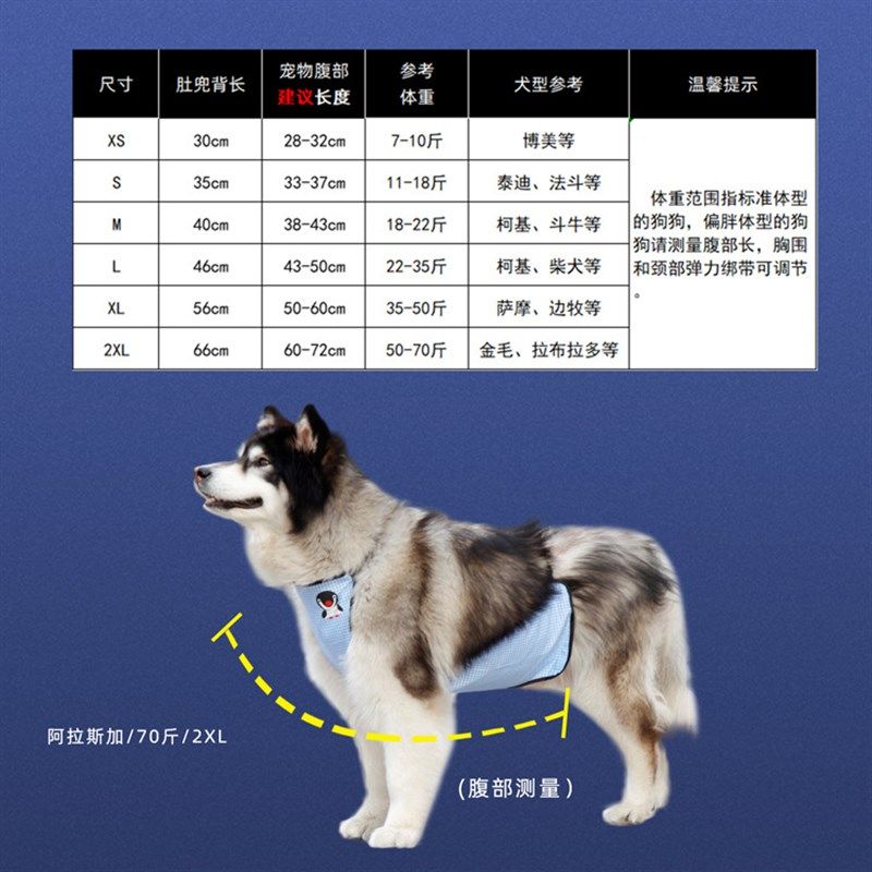 宠物肚兜大狗狗肚兜围兜防着凉夏季薄款外出防脏口水巾防水护肚子,淘宝优惠券,粉丝福利购,淘宝优惠卷