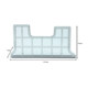 Cloud Whale White Whale Sweeping and Mopping Robot J1 Primary Filter Dust Box New Transparent Side Brush Mop Accessories