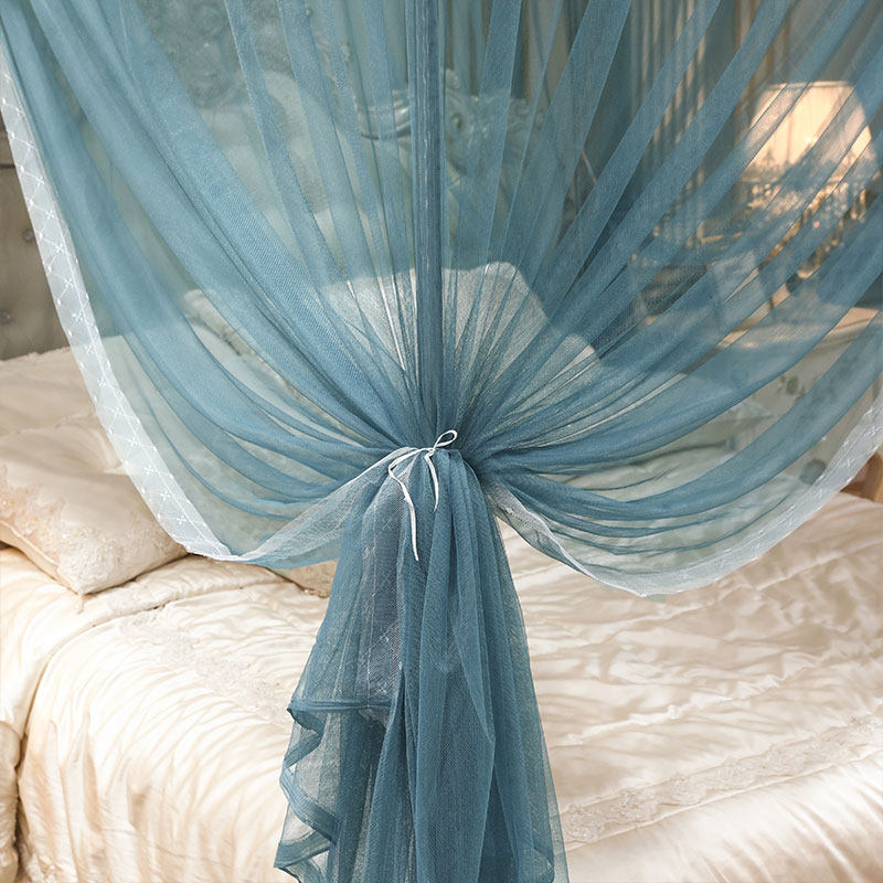 蚊帐家用防尘公主欧式宫廷落地加厚遮光帘2021加密支架高端不锈钢,淘宝优惠券,粉丝福利购,淘宝优惠卷