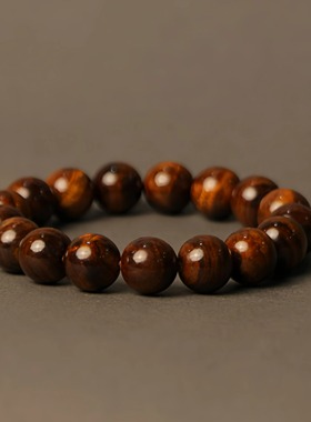 枫博士12mm海南黄花梨紫油手串