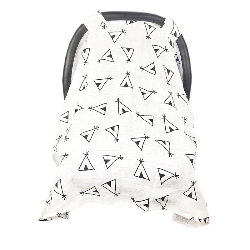 新生儿婴儿纯棉纱布巾安全座椅提篮遮阳巾遮盖巾儿童推车挡风防晒,淘宝优惠券,粉丝福利购,淘宝优惠卷