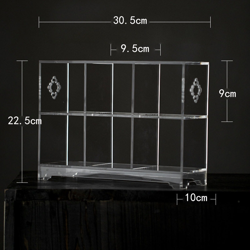 Miyan transparent acrylic tea set display storage rack