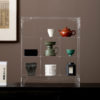Miyan Acrylic Transparent Tea Set Display Storage Cabinet