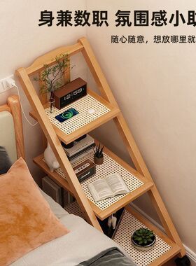 多功能推车茶几可折叠沙发客厅家用实木移动玻璃收纳现代简约小型