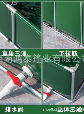 养鱼帆布鱼池防水布专用箱养殖大型阳台水池帆布池刀刮布蓄水池