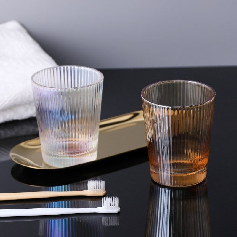 酒店漱口杯家用情侣玻璃牙杯北欧风洗漱杯宾馆水杯民宿客栈刷牙杯,淘宝优惠券,粉丝福利购,淘宝优惠卷