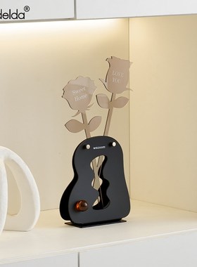 Mandelda办公桌面座钟书房卧室摆件客厅电视柜酒柜创意时钟装饰品