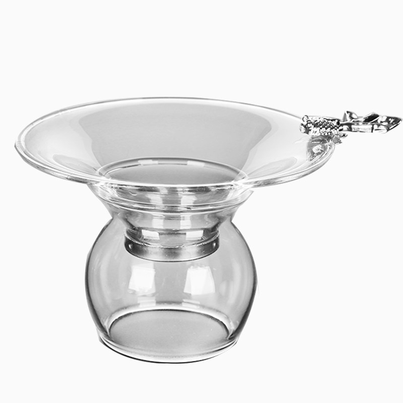 耐热玻璃大号茶漏透明银鱼茶滤网茶叶隔滤网过滤器功夫茶道茶具,淘宝优惠券,粉丝福利购,淘宝优惠卷