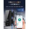 ZKAT glass door fingerprint lock office hole-free single and double door intelligent electronic attendance access control remote control password lock