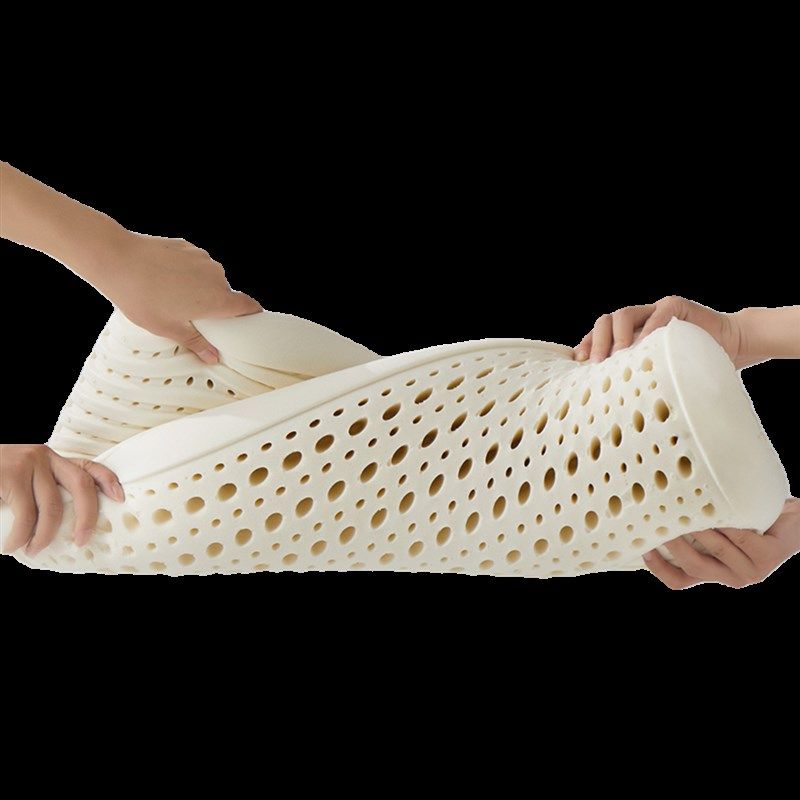 泰国乳胶枕头护颈椎助睡眠天然乳胶无压枕超柔助眠枕侧睡整头一对,淘宝优惠券,粉丝福利购,淘宝优惠卷