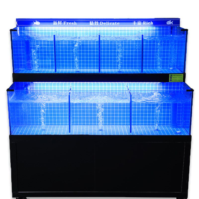 酒店移动海鲜池商用超市海鲜缸饭店专用鱼缸制冷一体水产店贝类池,淘宝优惠券,粉丝福利购,淘宝优惠卷