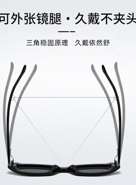 板材猫眼尼龙偏光防紫外线墨镜