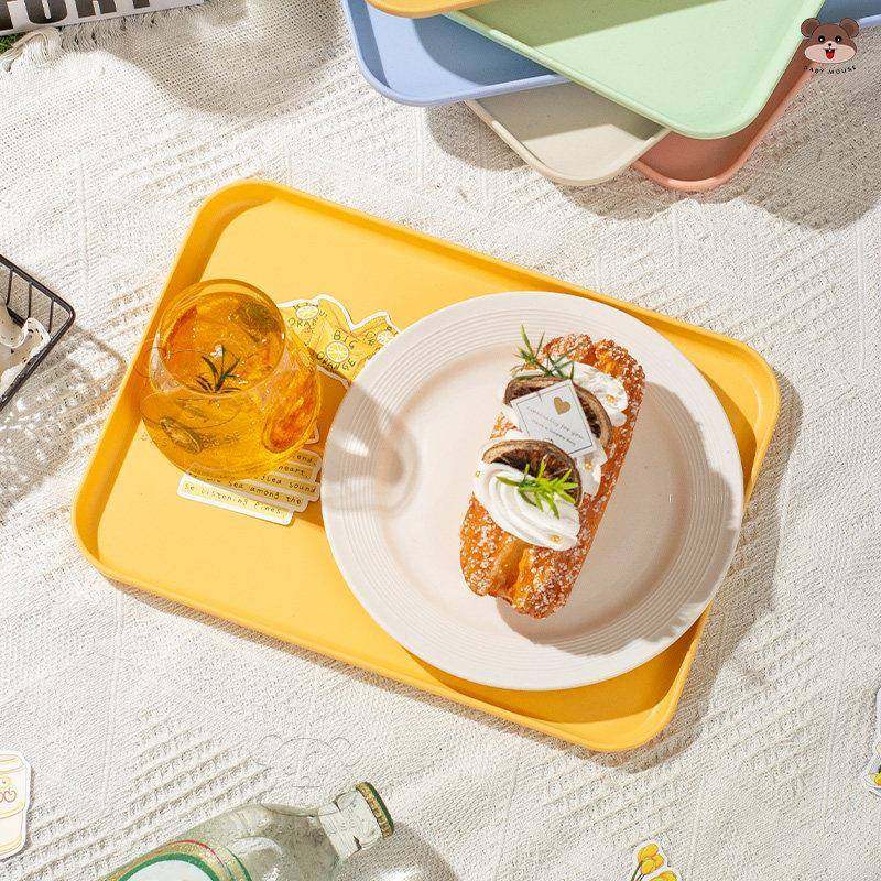 马卡龙小麦秸秆托 托盘防潮高颜值咖啡厅日式简约风茶盘水杯盘ins,淘宝优惠券,粉丝福利购,淘宝优惠卷