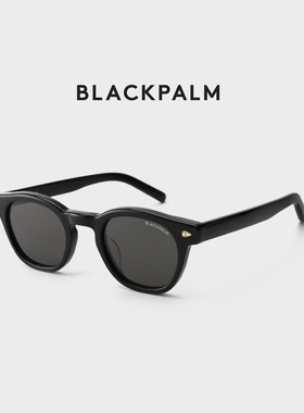 BLACKPALM Pitt 威灵顿框 中性英伦风穿搭防紫外线墨镜太阳镜