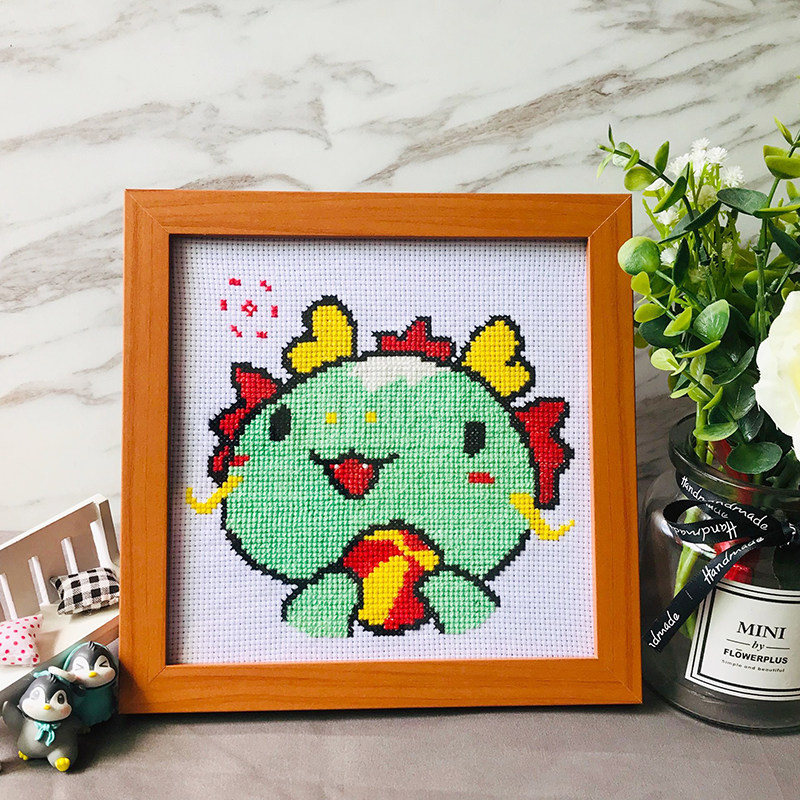 十字绣纯手工成品十二生肖属相已绣好的出售带相相框送人礼物摆台,淘宝优惠券,粉丝福利购,淘宝优惠卷