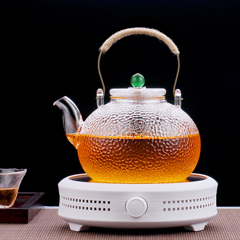 大容量锤纹玻璃提梁煮茶壶普洱白茶电陶炉耐高温烧水养生泡茶壶,淘宝优惠券,粉丝福利购,淘宝优惠卷