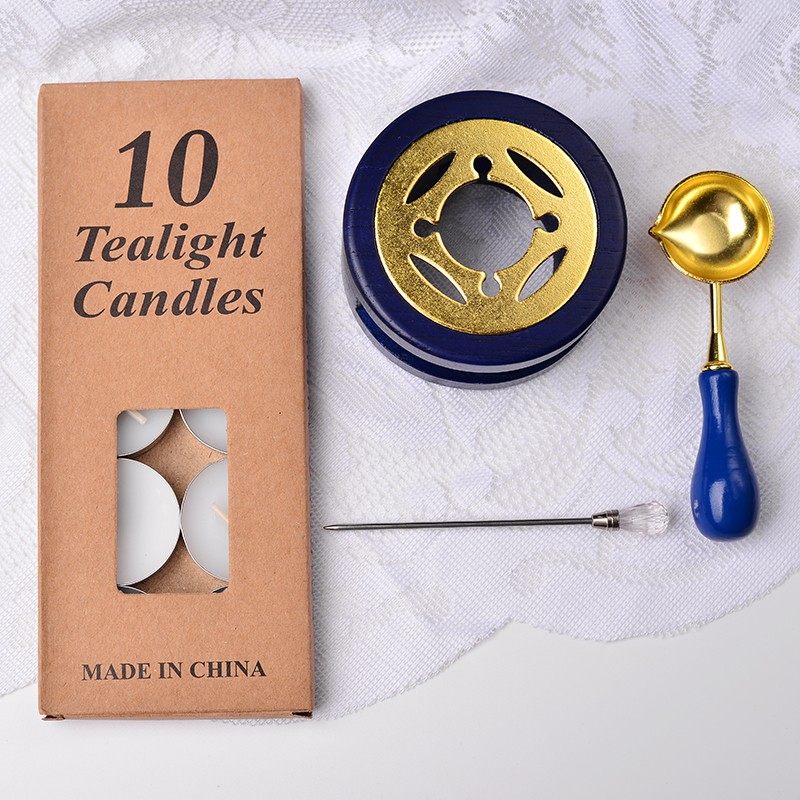 火漆熔炉木质火漆炉复古火漆印章套装工具小熔炉融化火漆蜡粒炉子,淘宝优惠券,粉丝福利购,淘宝优惠卷