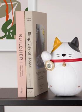 正品台湾Zuny书档2025年新品桌面动物摆件招财猫礼物客厅好运招财