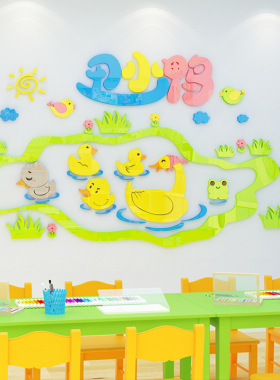 童话故事卡通贴画幼儿园墙面装饰环创主题墙布置成品文化背景墙