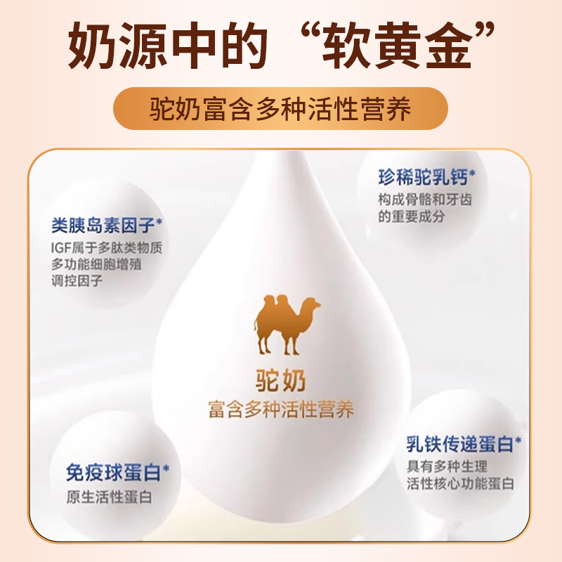 【新疆奶源】西漠金驼富硒初乳配方驼乳粉营养粉全脂富硒多维A3