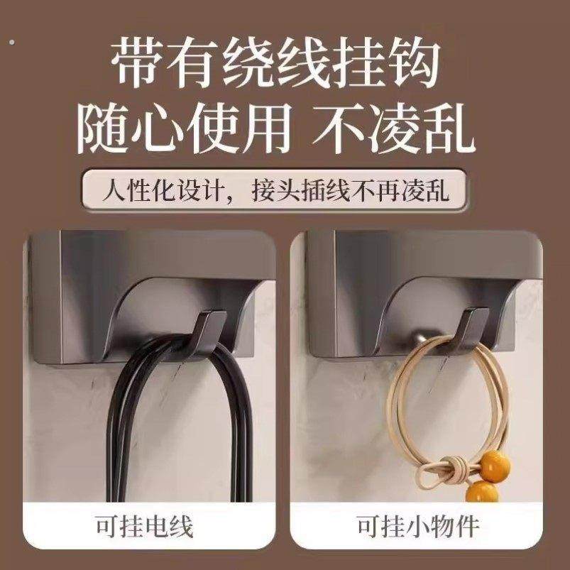 吹风机收纳置物架免打孔卫生间电吹风固定挂架浴室壁挂式风筒支架,淘宝优惠券,粉丝福利购,淘宝优惠卷