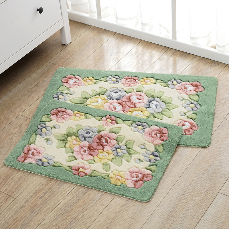美式田园进门地垫门垫家用门厅卧室防滑脚垫子卫生间门口吸水地垫,淘宝优惠券,粉丝福利购,淘宝优惠卷