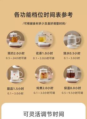 办公室迷你小型养生壶煮茶炉女士一人养生杯mini迷你煮茶器送礼品