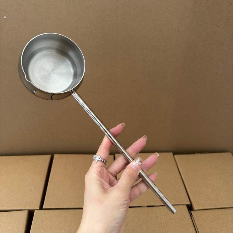 米诺家家用316不锈钢食品级勺子 泼油勺热油浇油调料小锅长柄油锅,淘宝优惠券,粉丝福利购,淘宝优惠卷