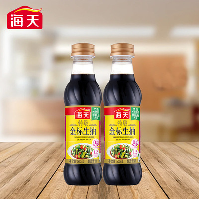 海天特级金标生抽500mL瓶装