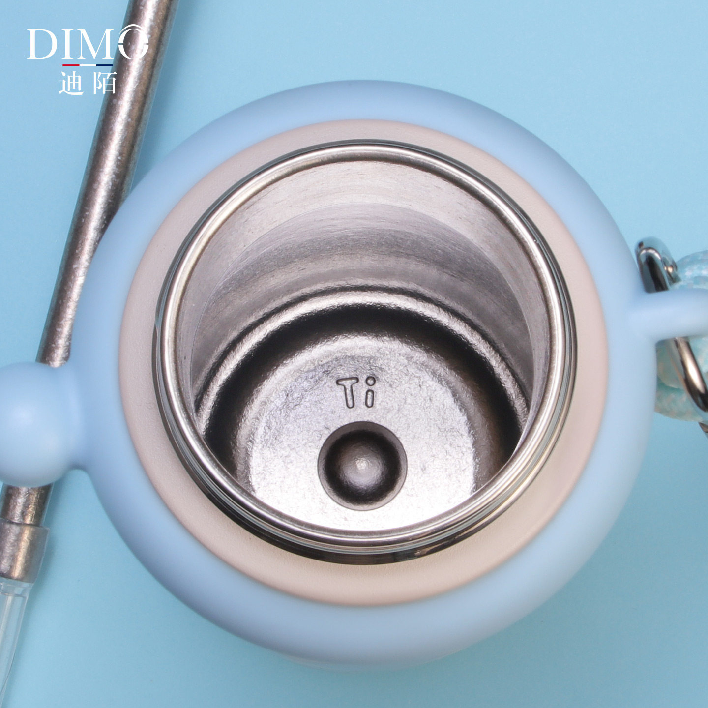 迪陌DIMO纯钛保温杯吸管杯双饮高颜值女大容量钛杯情人节新年礼物,淘宝优惠券,粉丝福利购,淘宝优惠卷