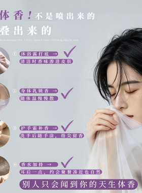 思蜀紫予花果木质香身体乳沐浴露