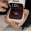 IDOForever cultured diamond crown ring