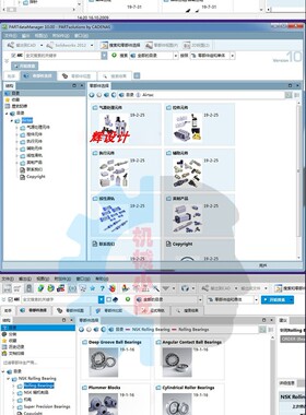 非标机械设计选型软件SW合集/气缸丝杠滑轨电机同步轮标准件模型