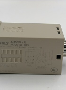 原装正品ANLY安良AH5CN-R数位型限时继电器多段时间继电器