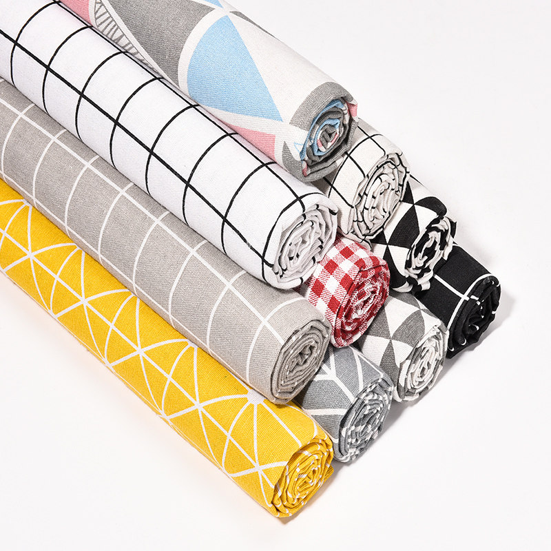 桌布布艺棉麻布料小清新长方形餐桌布书桌ins学生简约台布茶几布