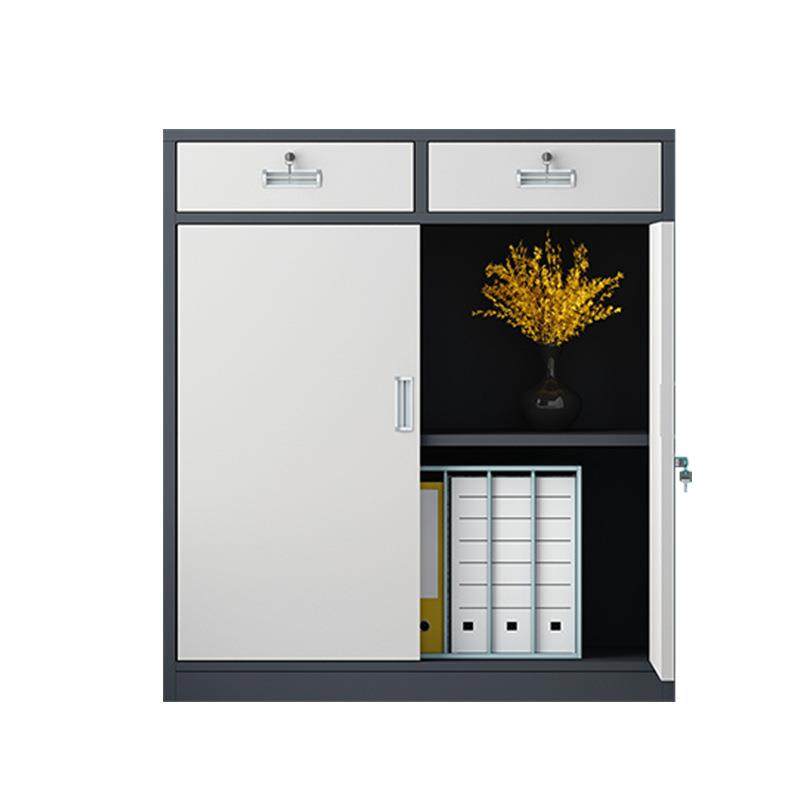 铁皮文件桌下矮柜办公资料档案活动储物三抽屉柜工具柜带锁小柜子,淘宝优惠券,粉丝福利购,淘宝优惠卷