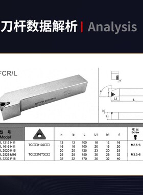 数控仪表外圆车床端面三角型车刀STFCR1616H16螺钉式单面TCMT刀片
