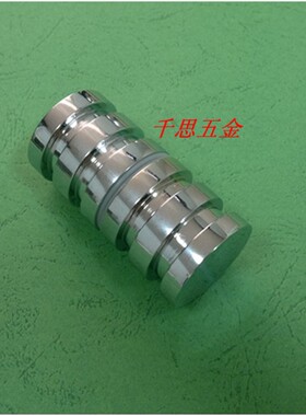实心拉手门柜拉手圆形单孔小拉手淋浴房拉手浴室玻璃门把手