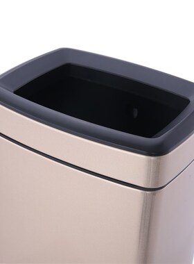 新品GNF不锈钢垃圾桶方形无盖40L大容量家用12L卧室卫生间6L小号
